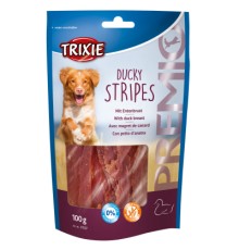 Ласощі для собак Trixie Premio Ducky Stripes качка 100 г (4011905315379)