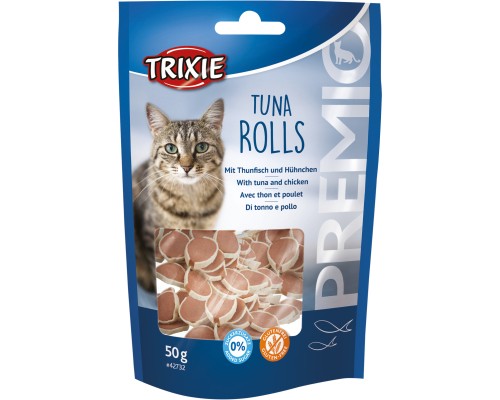 Ласощі для котів Trixie Premio Tuna Rolls тунець 50 г (4011905427324)
