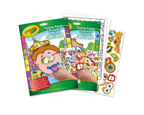 Набір для творчості Crayola Розмальовка Кумедні люди 24 сторінки (04-7349-1)