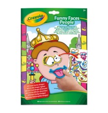 Набір для творчості Crayola Розмальовка Кумедні люди 24 сторінки (04-7349-1)