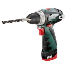 Шуруповерт Metabo PowerMaxxBS, 10.8 В, 2х2.0Аг, кейс (600080500)