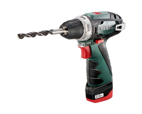 Шуруповерт Metabo PowerMaxxBS, 10.8 В, 2х2.0Аг, кейс (600080500)