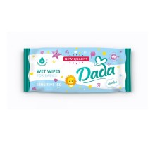 Дитячі вологі серветки Dada без запаху 60 шт (4820174980368)