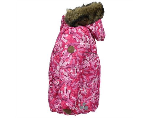 Куртка дитяча Huppa OLIVIA 17890030 фуксія з принтом 86 (4741468578484)