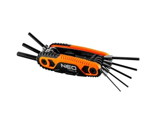 Набір інструментів Neo Tools шестигранн ключі, з тримачем, 1.5-8мм, набір 8 шт. (09-571)