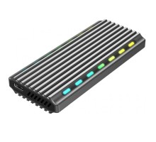 Кишеня зовнішня Gembird M.2 (NGFF), USB 3.1, black (EE2280-U3C-03)
