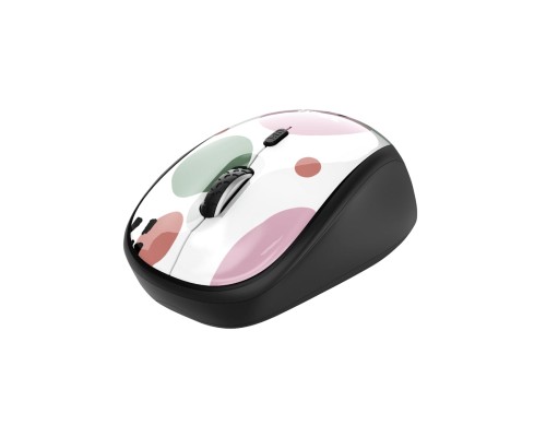 Мишка Trust YVI Wireless Pink Circles (24441)