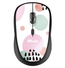 Мишка Trust YVI Wireless Pink Circles (24441)