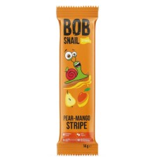 Цукерка Bob Snail Равлик Боб Груша Манго страйп, 14 г (4820206080752)