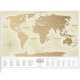 Скретч карта 1DEA.me Travel Map Gold World українська (13001)