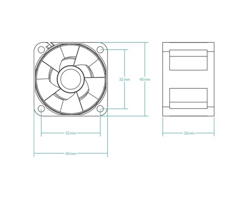 Кулер до корпусу Arctic S4028-15K (ACFAN00264A)