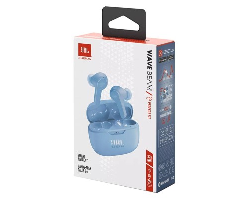 Навушники JBL Wave Beam TWS Blue (JBLWBEAMBLU)