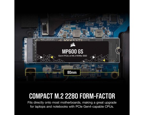 Накопичувач SSD M.2 2280 500GB MP600GS Corsair (CSSD-F0500GBMP600GS)