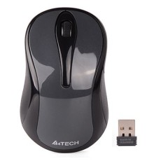Мишка A4Tech G3-280NS Silent Wireless Glossy Grey (G3-280NS Glossy Grey)