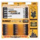 Набір біт DeWALT Phillips,Pozidriv, Torx, Slotted, L = 25, 50 мм, магнітні тримачі, 25 шт, кейс (DT70709)