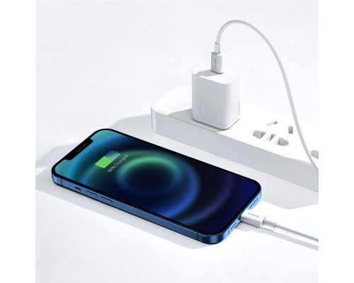 Дата кабель USB-C to Lightning 1.0m 20W Superior Series White Baseus (CATLYS-A02)