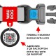 Шлея для собак WAUDOG Re-cotton з QR-паспортом М коричнева (03326)
