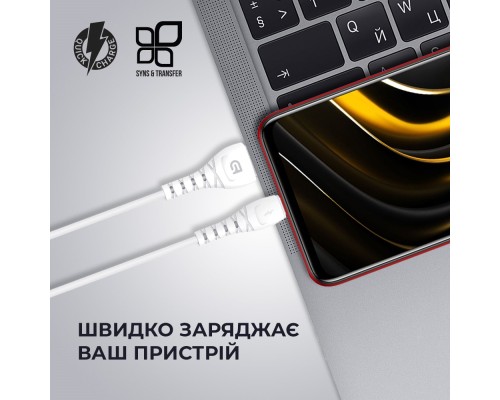 Дата кабель USB 2.0 AM to Type-C 1.0m AR16 3A white Armorstandart (ARM59533) Дата кабель USB 2.0 AM to Type-C 1.0m AR16 3A white Armorstandart (ARM59533)