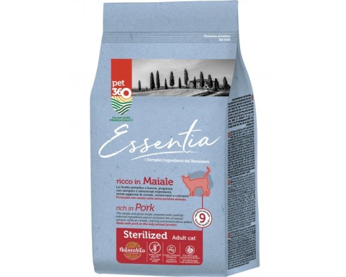 Сухий корм для кішок Essentia Adult Grain Free Sterilized зі свининою 7.5 кг (8014556129735)