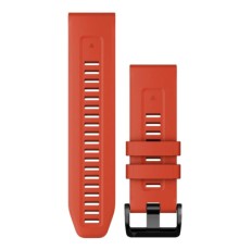 Ремінець до смарт-годинника Garmin fenix 7X 26mm QuickFit Flame Red Silicone (010-13117-04)