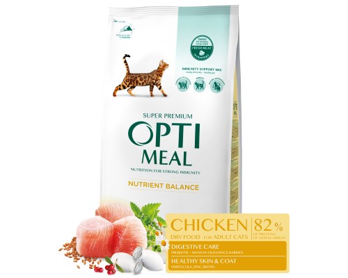 Сухий корм для кішок Optimeal курка 1.5 кг (4820215369671)