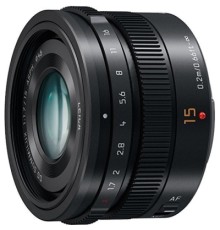 Об'єктив Panasonic Micro 4/3 Lens 15mm f/1.7 ASPH Black (H-X015E9-K)