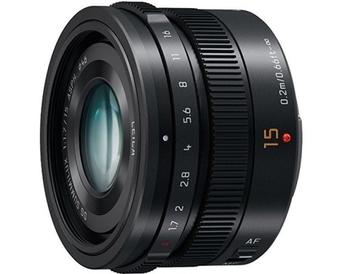 Об'єктив Panasonic Micro 4/3 Lens 15mm f/1.7 ASPH Black (H-X015E9-K)