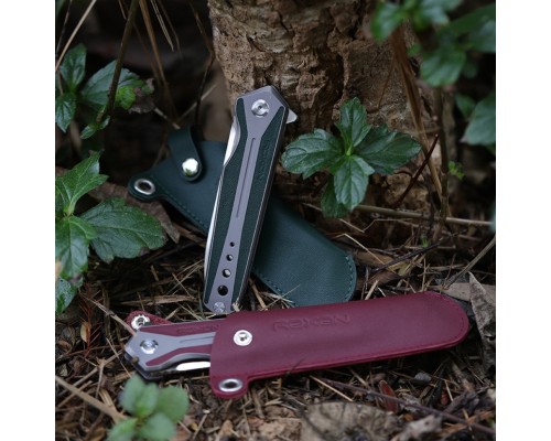 Чохол для ножа Roxon шкіряний для К1 бордовий (caseK1fuchsia)