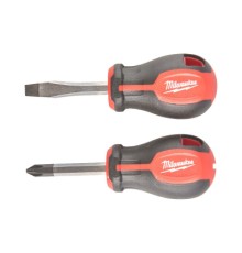 Набір викруток Milwaukee магнітних коротких з тригранною рукояткою 2шт. (4932471810)