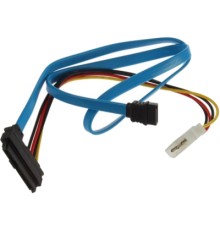 Кабель для передачі даних SATA 7pin (F) to SAS (SFF-8482) 0.7m Value (S0130)