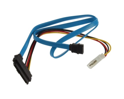 Кабель для передачі даних SATA 7pin (F) to SAS (SFF-8482) 0.7m Value (S0130)