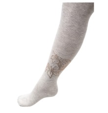 Колготки дитячі UCS Socks з квіткою зі страз (M0C0302-1041-7G-gray)