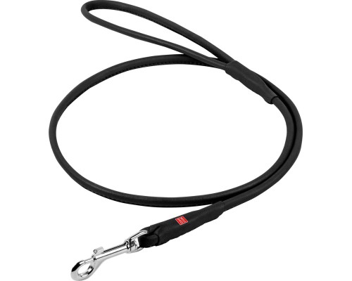Повідок для собак WAUDOG Soft круглий XS d6 Д 122 см чорний (04911)