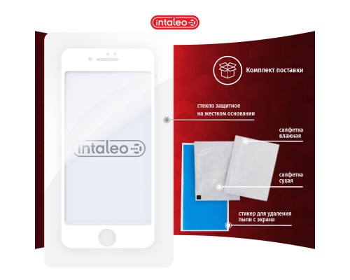 Скло захисне Intaleo Full Glue Apple iPhone 7/8 white (1283126501760)