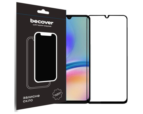 Скло захисне BeCover Samsung Galaxy A05 SM-A055/A05s SM-A057 Black (710157)