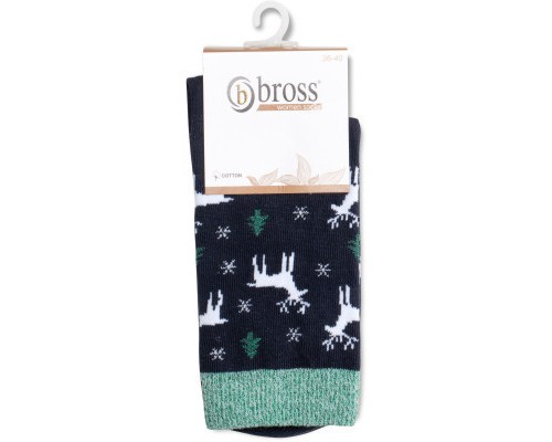 Шкарпетки дитячі Bross новорічні (6390-13-green)