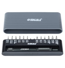 Викрутка Sigma з бітами 1/4 