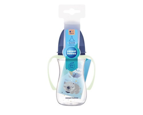 Пляшечка для годування Canpol babies Easystart Sleepy Koala 240 мл блакитна (35/237_blu)