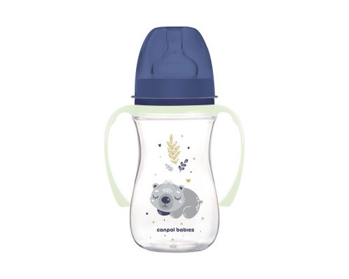 Пляшечка для годування Canpol babies Easystart Sleepy Koala 240 мл блакитна (35/237_blu)