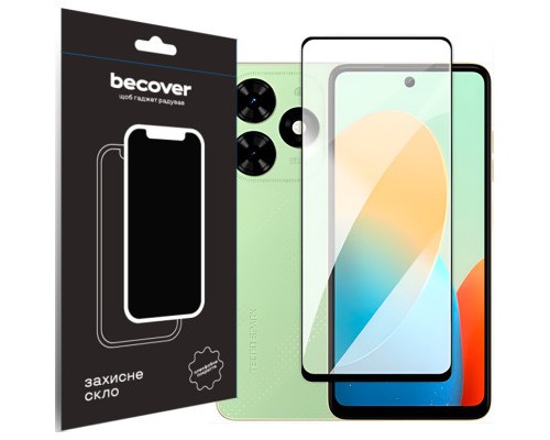 Скло захисне BeCover Tecno Spark Go 2024 (BG6) Black (710484)