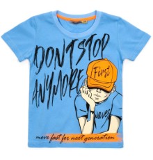 Футболка дитяча First kids DON’T STOP (1994-122B-blue)