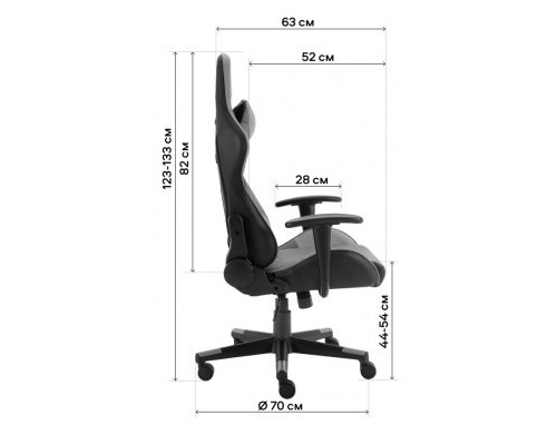 Крісло ігрове GT Racer X-2316 Gray/Gray (X-2316 Fabric Gray/Gray)