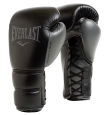 Боксерські рукавички Everlast Powerlock 2 Pro Lace 896910-70-314 чорний 14 oz (009283609122)