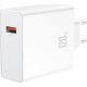 Зарядний пристрій XO L128 120W with cable Type-C white (XO-L128-WH)