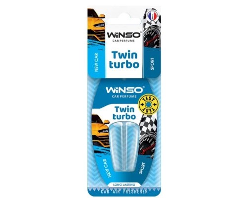 Ароматизатор для автомобіля WINSO Twin Turbo - New Car & Sport (538370) 