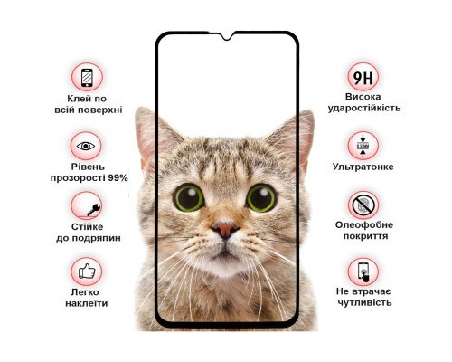 Скло захисне BeCover Samsung Galaxy M15 5G SM-M156 Black (711044)