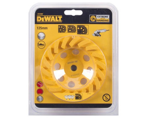 Чашка шліфувальна DeWALT алмазна EXTREME Turbo, по бетону 125мм х М14 (DT3797)
