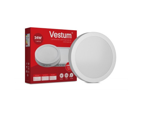 Світильник Vestum LED 24W 6000K 220V (1-VS-5304)