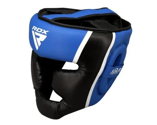 Боксерський шолом RDX Aura Plus T-17 Blue/Black M (HGR-T17UB-M+)