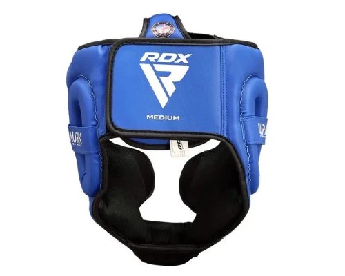Боксерський шолом RDX Aura Plus T-17 Blue/Black M (HGR-T17UB-M+)
